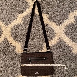 Authentic Black & Grey Coach Crossbody Purse